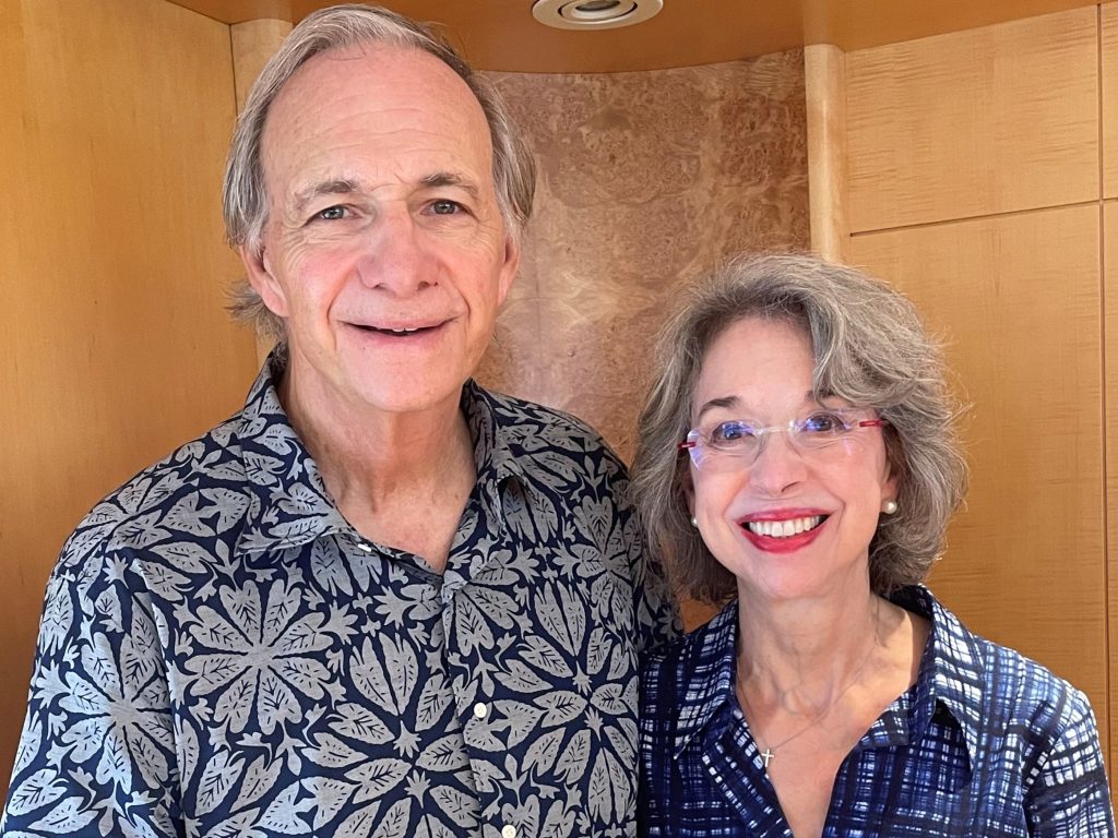 Ray and Barbara Dalio smiling